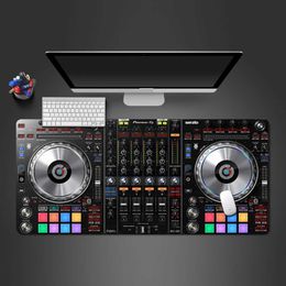 Mouse Pads Wrist Rests Dj Pad Controler Music Theory Mousepad Table Mat With Speaker Gaming Accessories Large Computer Mat Xxl Mouse Carpet Desk Mats J230422