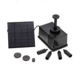 Air Pumps & Accessories 50LB Fountain Submersible Water Pump Solar Powered With Filter Panel For Pond Pool2295