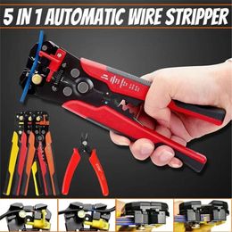 New 5 IN 1 Multifuction Crimper Cable Cutter Automatic Wire Stripper Crimping and Stripping Tools Crimping Pliers Professional Cord