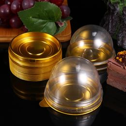 Gift Wrap Box Cake Cupcake Boxes Mini Dome Clear Muffin Container Mooncake Moon Containers Holder Plastic Dessert Individual