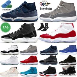 11 Mens Basketball Shoes 11s Cherry Cool Cement Grey Concord 45 Bred UNC Gamma Blue Midnight Navy Velvet Space Jam 72-10 Georgetown Men Women Trainers Sports Sneakers