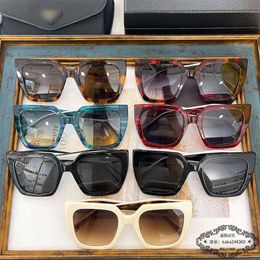Fashion Pradd cool sunglasses designer P family 22 new female star ins net red same Personalised cat eye plate PR 107XV