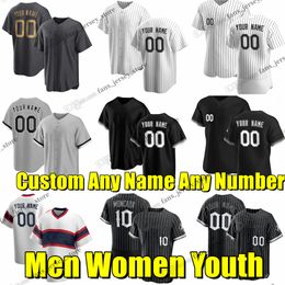 Custom S-6XL College Baseball Wears Jerseys Stitched Anderson Moncada Crochet Jackson Giolito Jimenez Kopec Robert Abbott Allen Buehrle McDowell Pierzynski Alexy