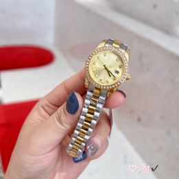 High Quality Womens Watch Designer Watch 28 Mm Date Women Diamond Designer Gold Watch Just Christmas Mother's Day Gift Watches Sapphire Mont