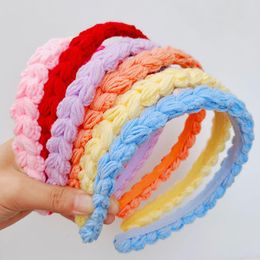 Hair Accessories Arrival Pure Hand Woven Wool Headband Girl Autumn And Winter Hoop Baby