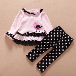 Clothing Sets Baby Girls Spring Dress Style Two Piece Infant Set
