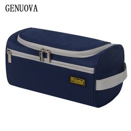 Cosmetic Bags Cases Travel Cosmetic Organiser Bag High Quality Wash Bag Men's Business Travel Portable Toiletries Set Shampoo Bath Hanging Bags 230425