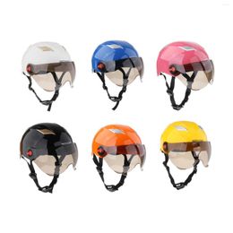 Motorcycle Helmets Electric Bicycle Helmet Breathable Cycling Men Women Half Face Road Bike Scooter Head Protector