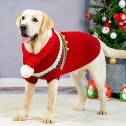 Dog Apparel Christmas Dog Sweater Xmas Pet Clothes Winter Dog Clothing Coat Poodle Schnauzer Corgi Samoyed Golden Retriever Costume Outfit 231124