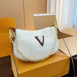 Luis Vuittons Handbag Lvse LouiseViutionbag Crossbody Furry Bags Designer Woman Hobo Shoulder Tote Bag Small Totes Purse Letters Flowers Sheep Fur 5a