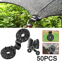 Shade 50pcs Sun Net Clip Garden Tools Greenhouse Cloth Fix Clamp Plastic Grommet Fence Netting Installation Hook