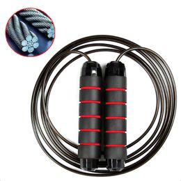 Jump Ropes Fitness Skipping Rope Jump Rope Adjustable Skipping Rope Wire Bearing Sports Training Lose Weight Equipments P230425