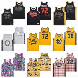 72 B.I.G. Biggie Smalls Jerseys Moive BadBoy Basketball Bad Boy Film College 1997 Vintage Pure Cotton For Sport Fans University Breathable Pullover Retire Team High