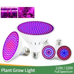 LED Grow Light E27 Bulb LED Growth Bulb for plant Full Spectrum 3W 4W 9W Indoor Plant Lighting UV Hydroponics