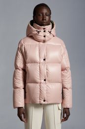 Winter women's down hooded collar jacket paired with thick and warm outdoor sports short edition American down jacket Removable sleeves