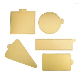 Bakeware Tools 100 Pcs Cake Boards Thicken Paper Cupcake Dessert Displays Tray Disposable Pizza Cardboard Pastry Decorative Kit