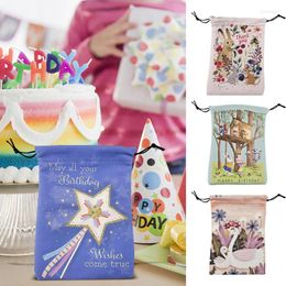 Storage Bags Drawstring Gift Bag Velvet Favor Pouches For Birthday Party Gift-wrapping Wedding Display Sweets Packing