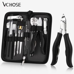 Nail Manicure Set Pedicure Set Toe Nail Clippers Ingrown Toenails Nippers Cutters Dead Skin Dirt Remover Stainless Steel Manicure Cutters Tools 230425