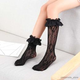 Kids Socks Lace Baby Girls Socks Princess Baby Knee High Wedding Mesh Toddler Girls Socks Ruffle Floral Tights Leg Warmer Socks For Kids