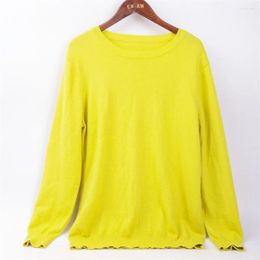 Women's Sweaters Pure Cashmere Sweater For Women High Quality Round Neck Woman Pashm Plus Size