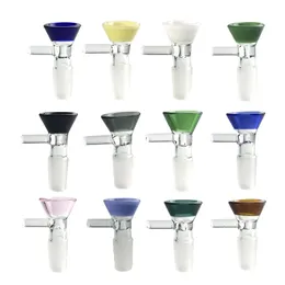 14mm 18mm Male Colourful Glass Bowls With Thick Pyrex Colours Bong Bowl Smoking Water Pipes For Bongs