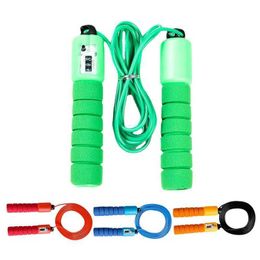 Jump Ropes NEW 2.87m Professional Jump Rope With Counter Sports Fitness Fast Speed Counting Jump Skip Rope Skipping With Sponge Handles P230425
