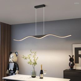 Pendant Lamps Nordic LED Light For Dining Living Room Home Decoration Bedroom Art Line Indoor Lighting Hanging Lamp Restaurant Fixture