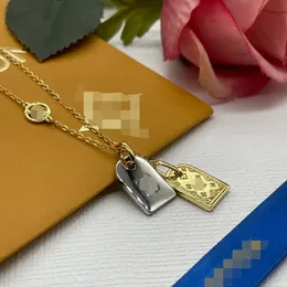 Luxury brand necklace pendant designer fashion Jewellery cjeweler letter plated gold silver chain for men woman trendy tiktok have necklaces jewellery VN-24