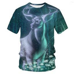 Men's T Shirts 2023 Summer Game Hero Character 3D Three-dimensional Printing T-shirt Youth Shirt Children's Clothing