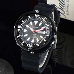 Wristwatches 2023 Black Original Brand Watches For Mens Business Can Custom Watch Top Quality Sports Quartz Clock Relogio