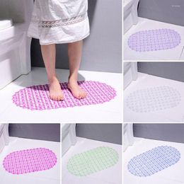 Bath Mats Fashionable Suction Cup Non-Slip Oval Mat Bathtub Carpet Anti-skid Rug Massage