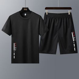 Men's Tracksuits Men's Sportswear Clothing Summer Men's Suit Sports Suit Short-sleeved T-shirt Shorts Tracksuit Men Sweat Pants Ropa De Hombre 230425