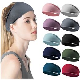 Sweatband 1Pcs Absorbent Sport Headband Running Cycling Yoga Sweat Headbands Women Men Hair Bands Ribbon Fitness Gym Accessories 230425