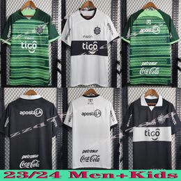 23 24 Olimpia Asuncion Mens Soccer Jerseys Asuncion Paraguay league R.ORTIZ W.GONZALEZ D.GONZALEZ S.OTALVARO Home Away 3rd kids Football Shirts