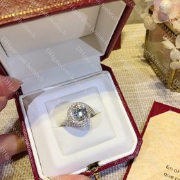 Engagement Rings For Women Designer Diamond Rings Luxury Band Ring High Quality Women Jewellery Gift Style Nice With Box