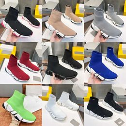 Designer Women Mens Speed Trainers Casual Sock Shoes 2.0 Bottoms OG Rubber Sole Pink Foam Loafers Runners Knit Sneakers socks boots Jogging Walking 36-45