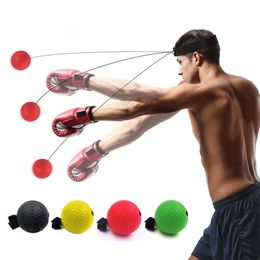 Punching Balls Boxing Speed Ball Head Mounted MMA Sanda Boxer Hand Eye Training Set For Gym Muay Thai Exercise Reaction Home Fitness Equipment 230425