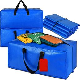 Heavy Duty Extra Large Travel Storage Bags Moving Bag Backpack Straps Strong Handles Storage Totes