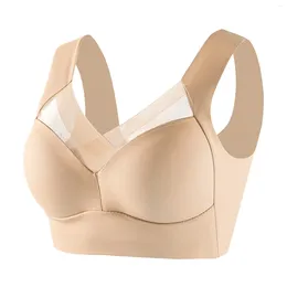 Yoga Outfit Sexy Seamless Bra Push Up Sports Brassiere Bh Woman Lace Bralette Wireless Unwired Top Women's Bras Without