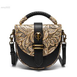 Totes High Quality Genuine Leather Shoulder Bags for Women Luxury Purses and Handbag New Print Crossbody Bag Designer Mobile Phone Bag