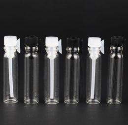 1ML 2ML 3ML Glass Perfume Essential Oil Vial Clear Mini Tube Travel Size Cosmetic Empty Tester Bottle Transparent For Sample