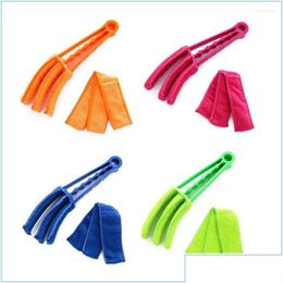 Car Sponge Cleaning Clip Brush Head Removable And Washable Blinds Air Conditioning Outlet Dead Angle Gap Drop Delivery Mobiles Motorcy Otfc1