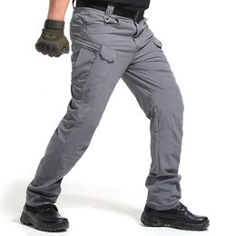 Men's Pants High Quality City Tactical Cargo Pants Men Waterproof Work Cargo Long Pants with Pockets Loose Trousers Many Pockets S-3XL 230425