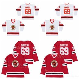 Hockey Moive Letterkenny Irish Jerseys 69 Shoresy Film TV Series Summer Christmas College Home Red White All Stitched University Vintage For Sport Fans HipHop Men