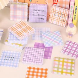 Checkerboard Scrapbooking N Times Pasted School Supplies Tearable Memo Pad Bookmark Sticker Sticky Notes Message