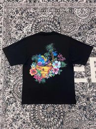 Men's T Shirts QR40172 Fashion Men's Tops & Tees 2023 Runway Luxury European Design Short Print Party Style T-Shirts