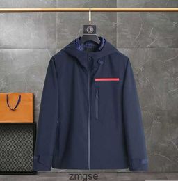 epaulettes Men's coat parka jacket triangular designer jackets men Autumn And Winte Windbreaker parkas for mens hoodies Zipper Outerwear coats p W56S