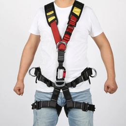 Climbing Ropes Wider Only Shoulder Strap Harnesses Climbing Rappelling Protect Waist Safe Belt Climbing Harness Safety Harness Safety Belt 231124
