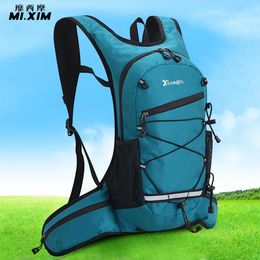 Outdoor Bags Waterproof Polyester Climbing Rucksack Wear-resistant Women Men Trekking Backpack Layered Sport Storage Bag for Exercise Fitness 231124