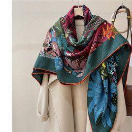 Scarves Silk Cashmere Scarf Wool For Women Pashmina Soft Women's Winter Large Square